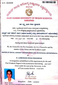 rekha certificate